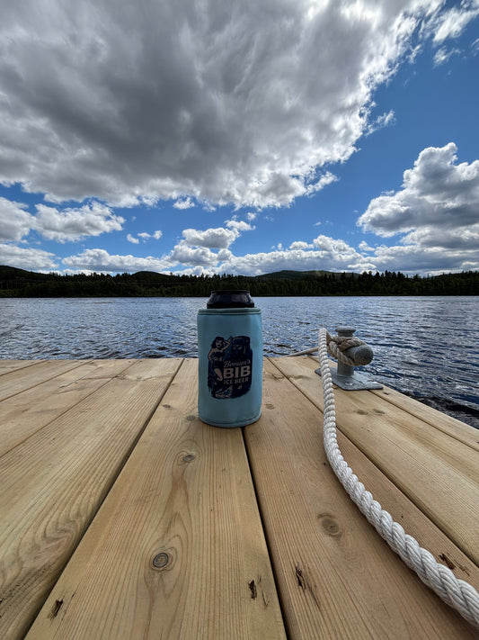 Bomans BIB ölkylare med kylgel för 50 cl burk. Återanvändbar ölkylare som håller öl och dryck kall längre vid stranden, bryggan, båten och camping.