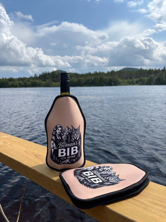 Bomans BIB vinflaskekylare med kylgel för vitt vin och rosé. Återanvändbar vinkylare som håller vinflaskan kall längre på stranden, bryggan, båten och picknicken.